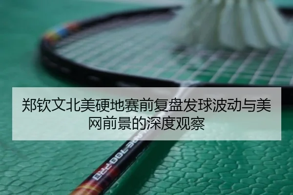 郑钦文北美硬地赛前复盘发球波动与美网前景的深度观察